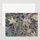 迷彩柄空白の招待状、カモフラージュ 招待状 (正面/裏面)