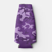 迷彩柄紫 ボトルクーラー (正面)