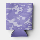 迷彩柄紫 缶クーラー (正面)