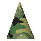 迷彩柄緑 |陸軍誕生日 パーティーハット (右)