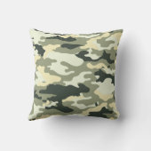 迷彩柄装飾用クッション。 クッション (裏面)