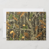 迷彩柄誕生日ボーイフォト招待状 招待状 (裏面)