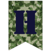 迷彩柄軍軍隊誕生日パーティバナー バンティングフラッグ (第2の旗)