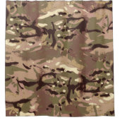 迷彩柄迷彩柄なぜあなたは？ シャワーカーテン (正面)