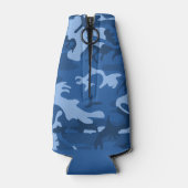 迷彩柄青 ボトルクーラー (裏面)