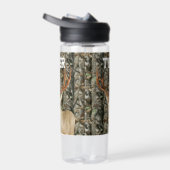 迷彩柄鹿狩り名男性スポーツバック ウォーターボトル (右面)