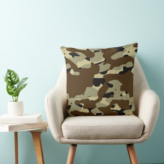 迷彩柄1 クッション (椅子)