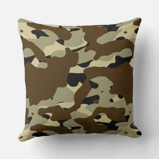 迷彩柄1 クッション (裏面)