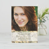 迷彩柄2014年卒業招待状 招待状 (スタンド正面)