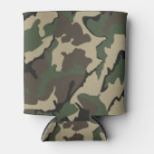 迷彩柄、クーラーボックス 缶クーラー (正面)