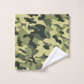 迷彩柄 バスタオルセット (ウォッシュタオル)