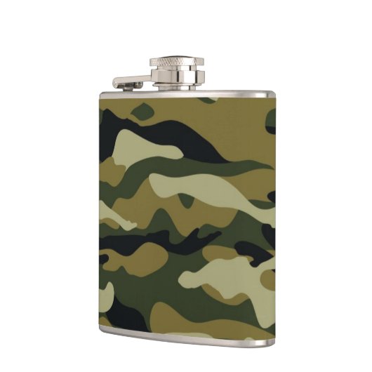 迷彩柄 フラスク (左)