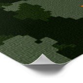 迷彩柄 ポスター (角)