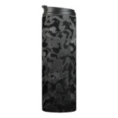 迷彩柄-モダン黒と濃い灰色-迷彩 タンブラー (回転右)