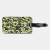 迷彩柄 ラゲッジタグ (裏面横)