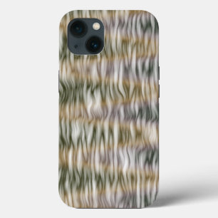 迷彩柄:北極ユキヒョウ iPhone 13ケース