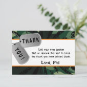 迷彩柄、投げ矢戦争、サンキューカード サンキューカード (スタンド正面)