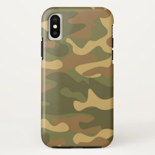 迷彩柄 iPhone XSケース