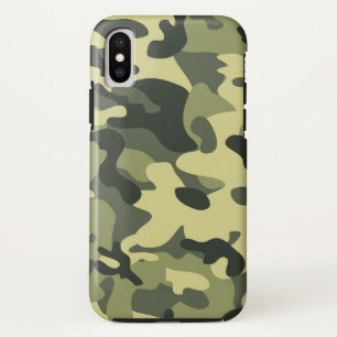 迷彩柄 iPhone XSケース