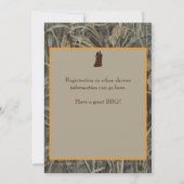 迷彩柄Iは招待状をバーベキューで料理します 招待状 (裏面)