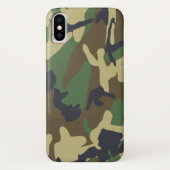 迷彩柄iPhone Xケース Case-Mate iPhoneケース (裏面)