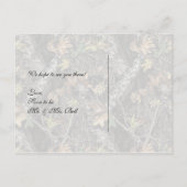 迷彩柄RSVPポストカード インビテーションポストカード (裏面)