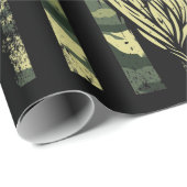 迷彩柄USフラッグディアエルクバックカモフラージュ狩り ラッピングペーパー (ロールコーナー)