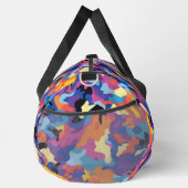 迷彩模様カラフル ダッフルバッグ (右)