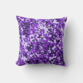 迷彩模様6紫 クッション (正面)