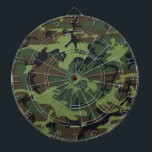 迷彩模様 ダーツボード<br><div class="desc">カモフラージュ模様デザイン</div>