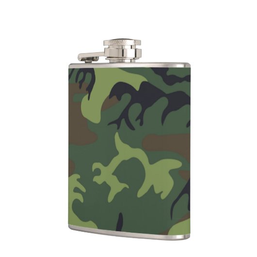 迷彩模様 フラスク (左)