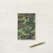 迷彩模様 ポストイット (デスク上)