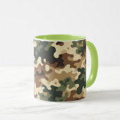 迷彩模様 マグカップ (正面右)