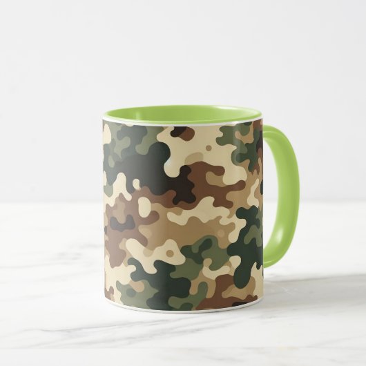 迷彩模様 マグカップ (正面右)