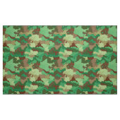 迷彩模様、緑、茶色、および褐色 ファブリック (ファットクウォーター)