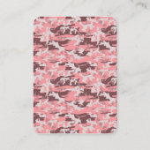 迷彩模様、軍隊模様、迷彩柄、陸軍 名刺 (裏面)