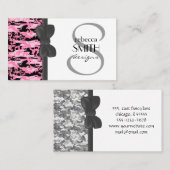 迷彩模様、軍隊模様、迷彩柄、陸軍 名刺 (正面/裏面)