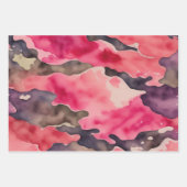 迷彩水彩 ラッピングペーパーシート (正面3)