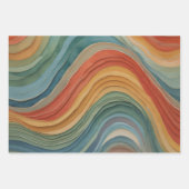 迷彩水彩 ラッピングペーパーシート (正面)