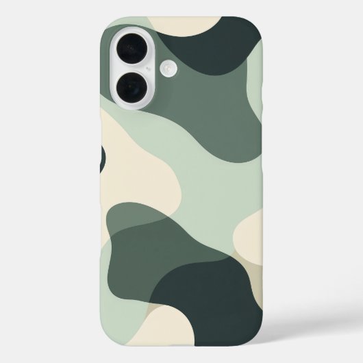 迷彩流れ電話ケース Case-Mate iPhoneケース (裏面)