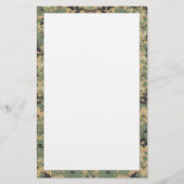 迷彩画のメッセージ 便箋 (正面)