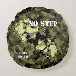 迷彩絵を描軍隊スタイル ラウンドクッション