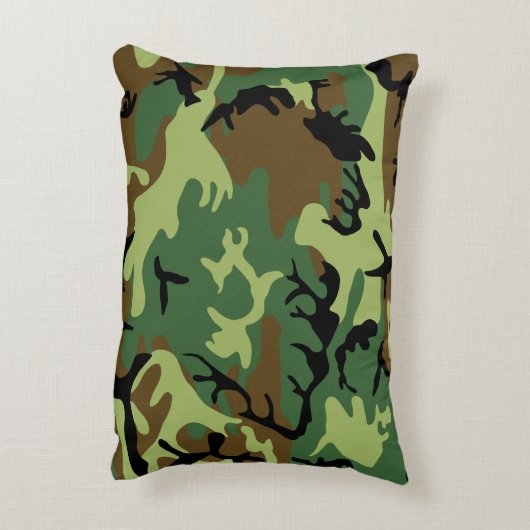 迷彩緑アクセント枕 アクセントクッション (裏面(縦))