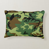 迷彩緑アクセント枕 アクセントクッション (裏面)