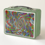 迷彩色 メタルランチボックス (正面)