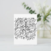 迷彩虎 ポストカード (スタンド正面)