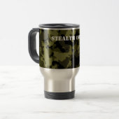 迷彩軍隊スタイルパターン トラベルマグ (正面左)