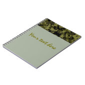 迷彩軍隊スタイルパターン ノートブック (左側)