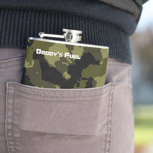 迷彩軍隊スタイルパターン フラスク (インサイチュ)