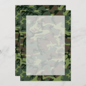 迷彩迷彩柄グリーンブラウンパターン (正面/裏面)